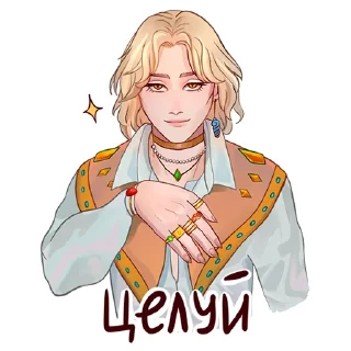 Sticker Рубиновый лес/Kristinami_a - 4