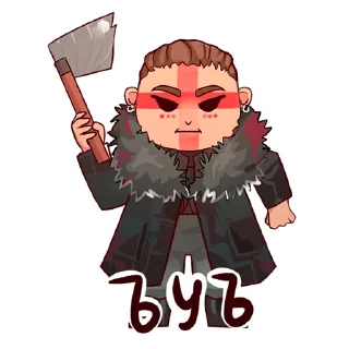 Sticker Рубиновый лес/Kristinami_a - 9