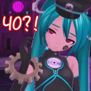 Sticker Russian sadistic Miku - 0