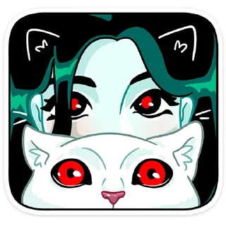 Sticker Русалка Леся @Nyasticks - 7