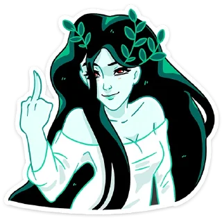 Sticker Русалка Леся @Nyasticks - 6