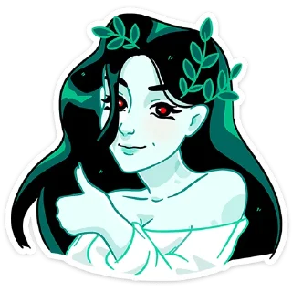 Sticker Русалка Леся @Nyasticks - 8