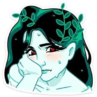 Sticker Русалка Леся @Nyasticks - 0