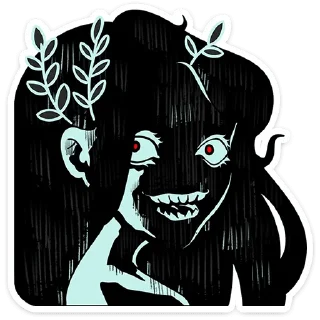 Sticker Русалка Леся @Nyasticks - 1