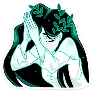 Sticker Русалка Леся @Nyasticks - 9