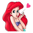 Стикер Русалочка - 7