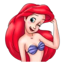 Стикер Русалочка - 9