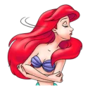 Стикер Русалочка - 6