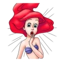 Стикер Русалочка - 8