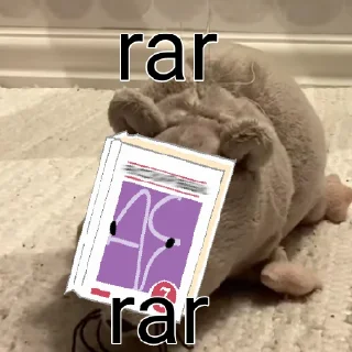 Стикер Rar - 0