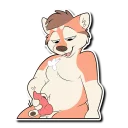 Стикер Russell the Shibe! - 1