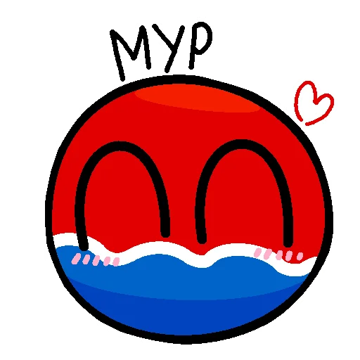 Sticker Россия в Countryballs - 11