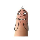 Стикер Fingers @stickersb2b - 9