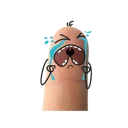 Стикер Fingers @stickersb2b - 0