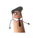 Стикер Fingers @stickersb2b - 4