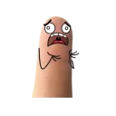 Стикер Fingers @stickersb2b - 10