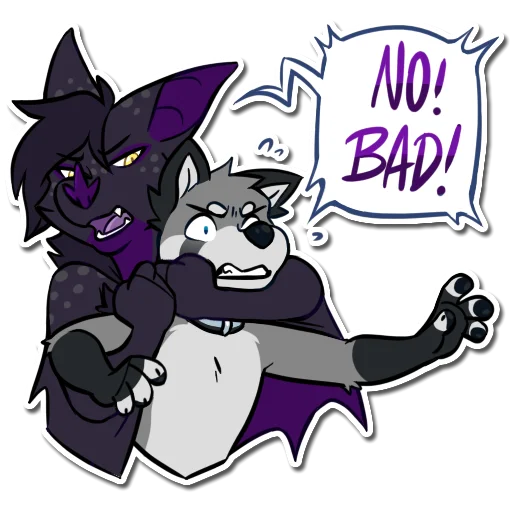 Стикер @Russie the Gray Panda - 8