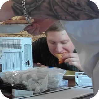 Sticker Ебантяй+долбаеб - 2