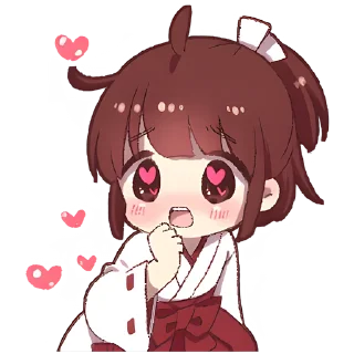 Sticker Рыжая-чан @Nyasticks - 5