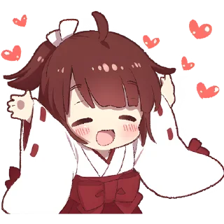 Sticker Рыжая-чан @Nyasticks - 4