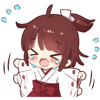 Sticker Рыжая-чан @Nyasticks - 10