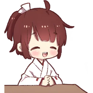 Sticker Рыжая-чан @Nyasticks - 7