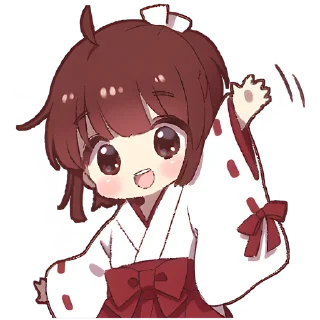 Sticker Рыжая-чан @Nyasticks - 11