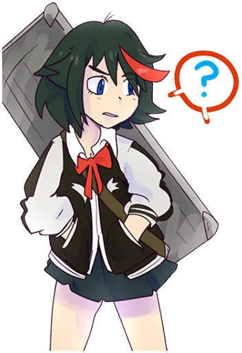 Стикер Ryuko Matoi Fun Art (KILL la KILL) - 10