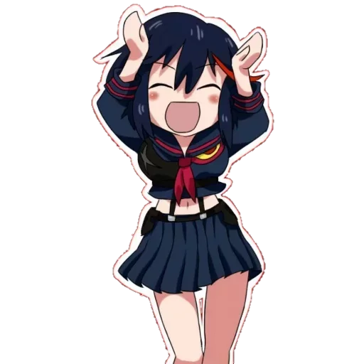 Стикер Ryuko Matoi Fun Art (KILL la KILL) - 3