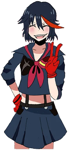 Стикер Ryuko Matoi Fun Art (KILL la KILL) - 2