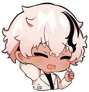 Стикер 𝓡𝔂𝓾𝓼𝓮𝓲 𝓢𝓪𝓽𝓸 𝓬𝓱𝓲𝓫𝓲 - 8