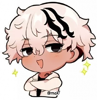 Стикер 𝓡𝔂𝓾𝓼𝓮𝓲 𝓢𝓪𝓽𝓸 𝓬𝓱𝓲𝓫𝓲 - 5