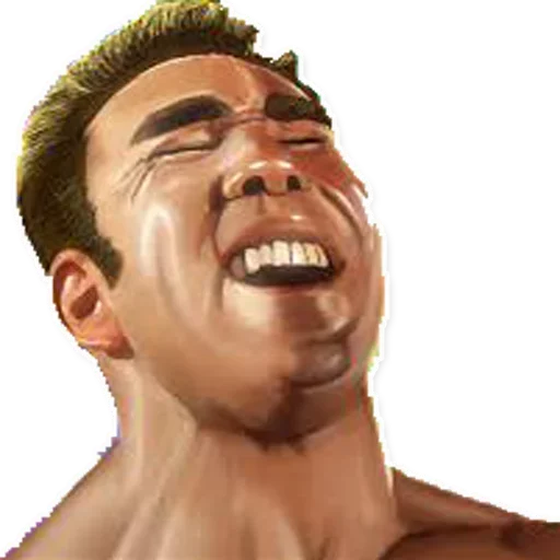 human face cartoon jaw