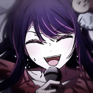 Стикер |{ Хошино Аи }| (красотка!) @KawaiiRUbot @Anonroll_bot - 2