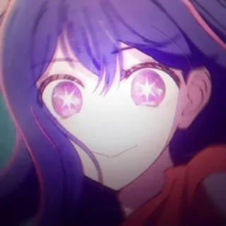 Стикер |{ Хошино Аи }| (красотка!) @KawaiiRUbot @Anonroll_bot - 9