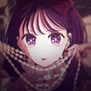 Стикер |{ Хошино Аи }| (красотка!) @KawaiiRUbot @Anonroll_bot - 4