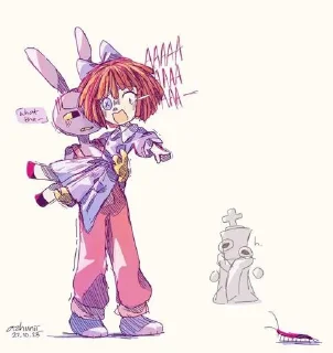 Стикер 50 оттенок рагаты и джекса @Themki_robot - 10