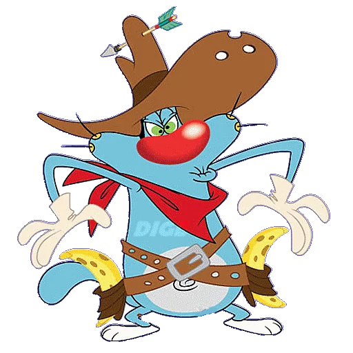 @STIKERFORALL OGGY SCARAFAGGI-OGGY ET LES CAFARDS - 