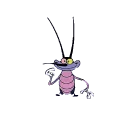 Стикер @STIKERFORALL OGGY SCARAFAGGI-OGGY ET LES CAFARDS - 3