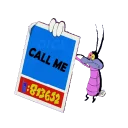 Стикер @STIKERFORALL OGGY SCARAFAGGI-OGGY ET LES CAFARDS - 5