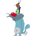 Стикер @STIKERFORALL OGGY SCARAFAGGI-OGGY ET LES CAFARDS - 9