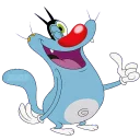 Стикер @STIKERFORALL OGGY SCARAFAGGI-OGGY ET LES CAFARDS - 11