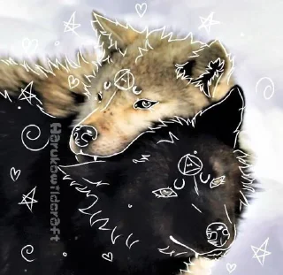 Стикер Терианы| квадробика @Stikerhi_bot - 1