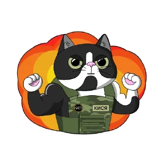 Стикер SHOT Кися - 0