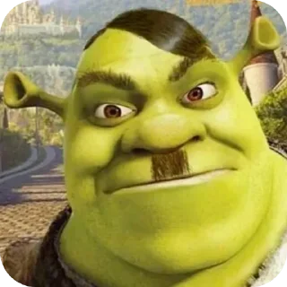 Стикер Шрек by#chitermegaloh - 1