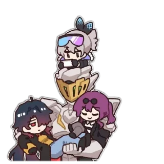 Стикер Sam gang - 10