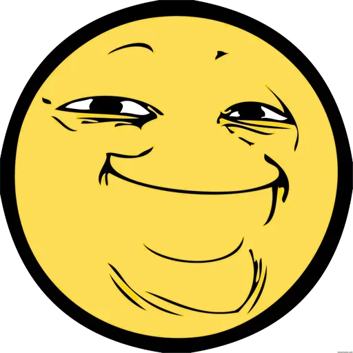 smile cartoon human face