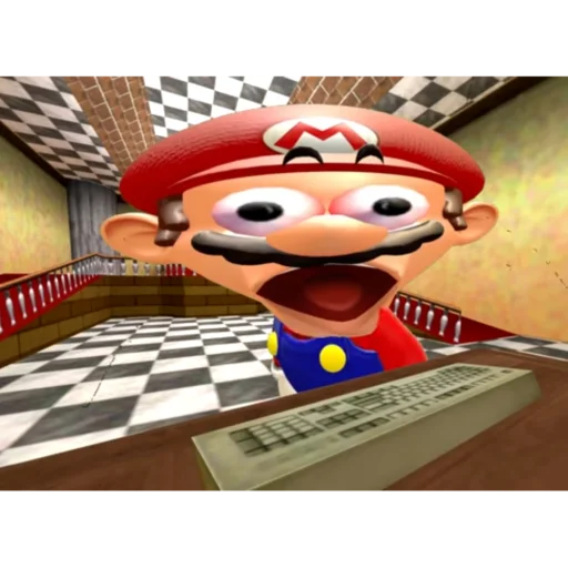 Стикер МАРИО ОТ SMG4 - 8