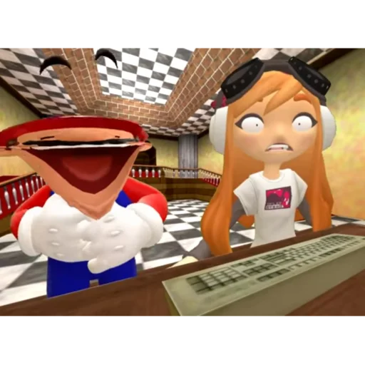 Стикер МАРИО ОТ SMG4 - 7