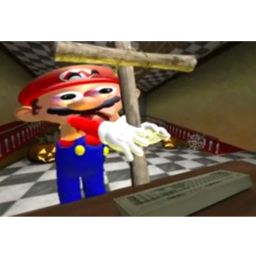 Стикер МАРИО ОТ SMG4 - 1